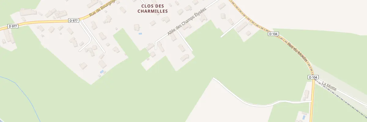 Plan du 4 Che Les Roges à Granges