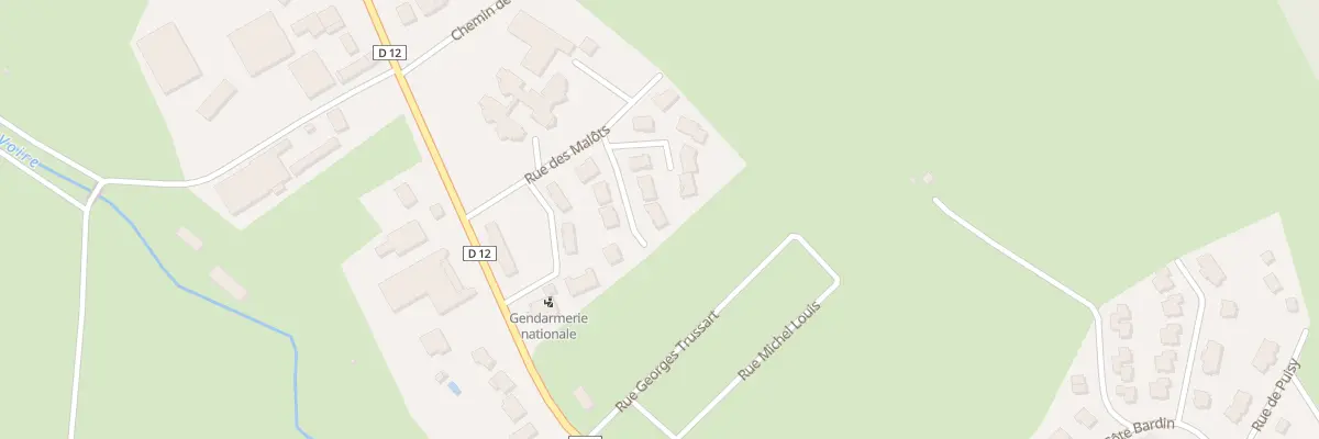 Plan du 13 Rue du Poirier Maillard à La Porte du Der