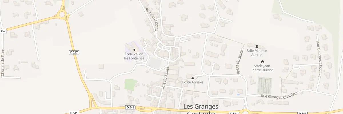 Plan du 20 Rue du Taillet aux Granges-Gontardes