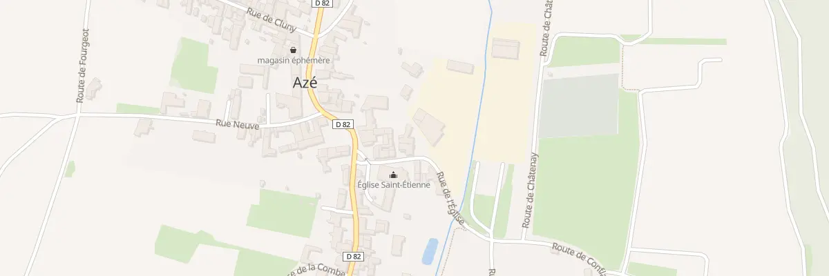 Plan du 85 Rue de l’Eglise à Azé
