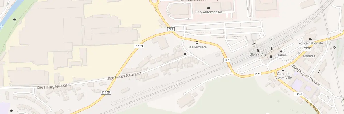Plan du 10 Rue Fleury Neuvesel à Givors