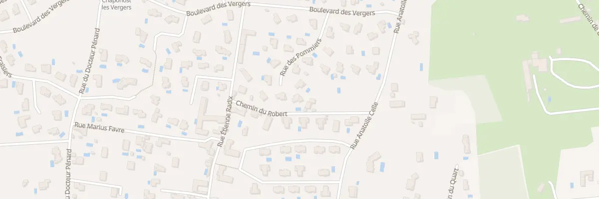 Plan du 15 Rue des Pommiers à Chaponost