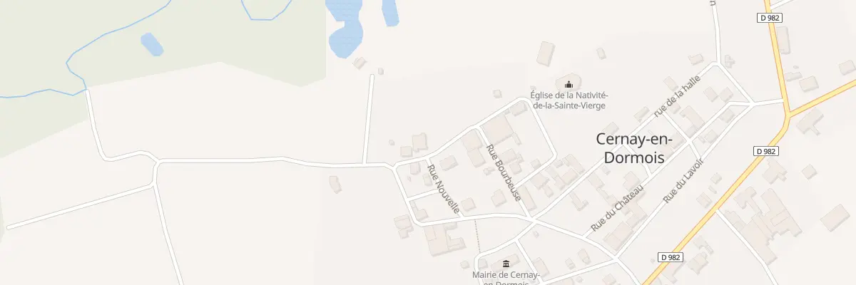 Plan du 5009 Le Village à Cernay-en-Dormois