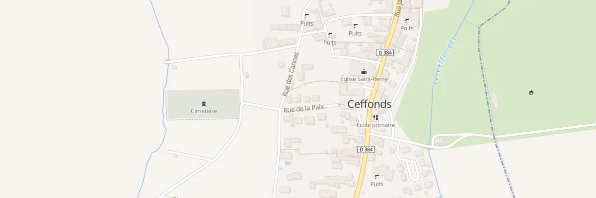 Plan du 10 Rue de la Paix à Ceffonds
