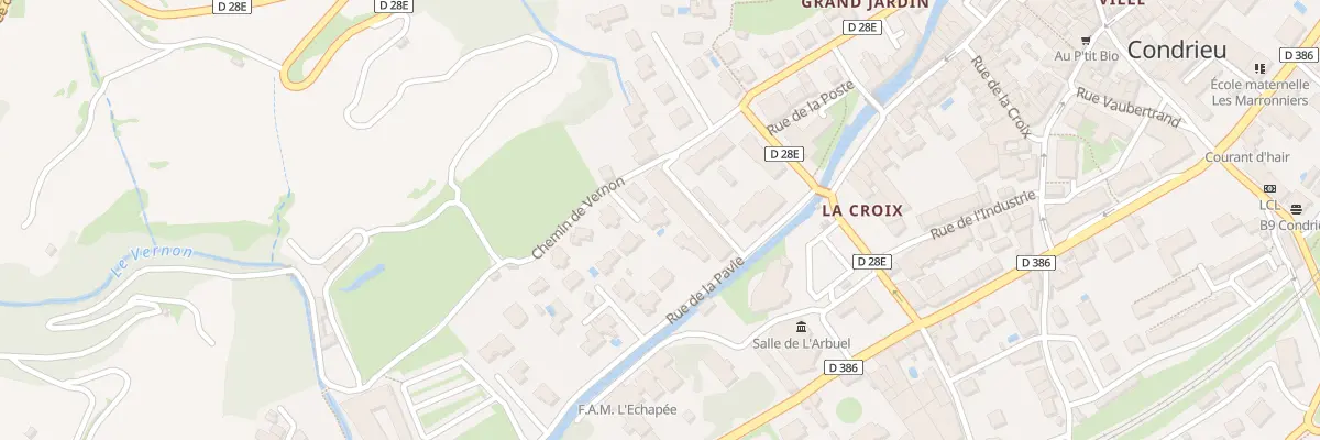 Plan du 6007 Che de Vernon à Condrieu