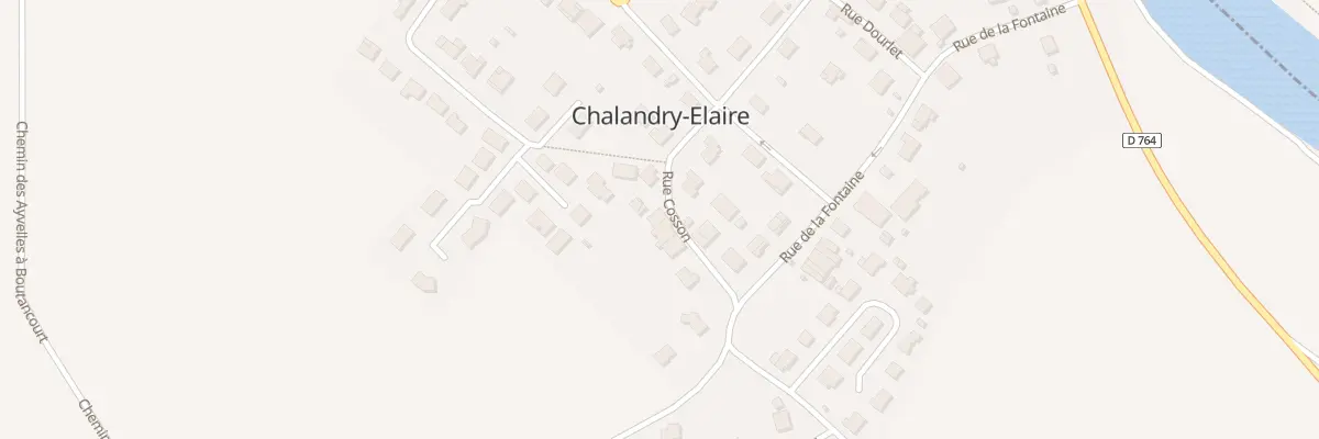 Plan du 8 Rue Cosson à Chalandry-Elaire