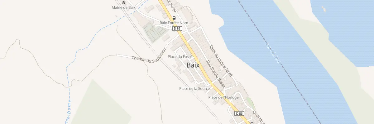 Plan du 5168 Baix à Baix