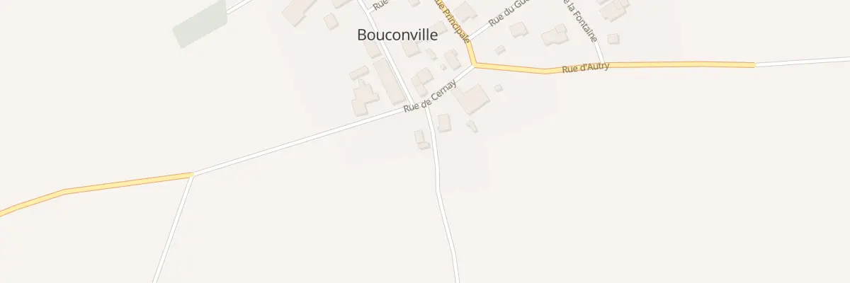 Plan du 2 Che de la Haye de Cernay à Bouconville