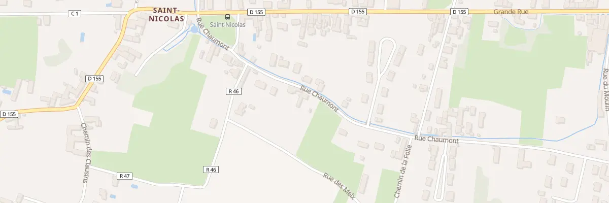 Plan du 45 Rue Chaumont à Fontaines