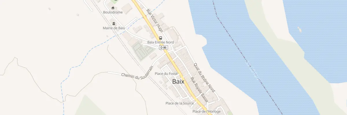 Plan du 5350 Baix à Baix