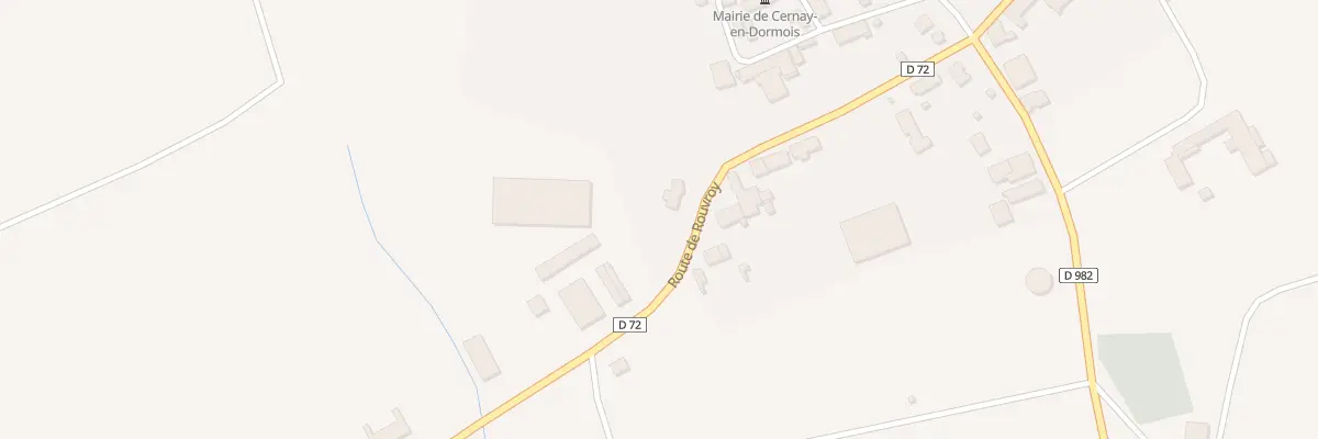 Plan du 5012 Le Village à Cernay-en-Dormois