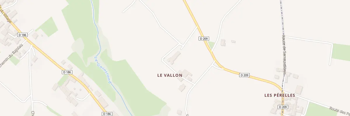 Plan du 5110 Le Vallon à Chânes