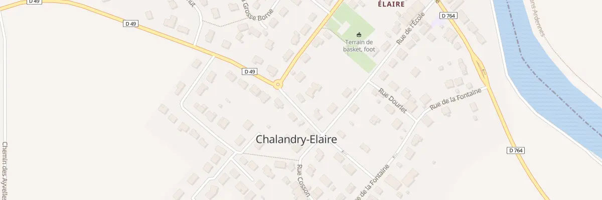 Plan du 3 Rue du Plancon à Chalandry-Elaire