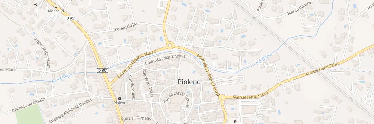 Plan du 180 Crs des Marronniers à Piolenc