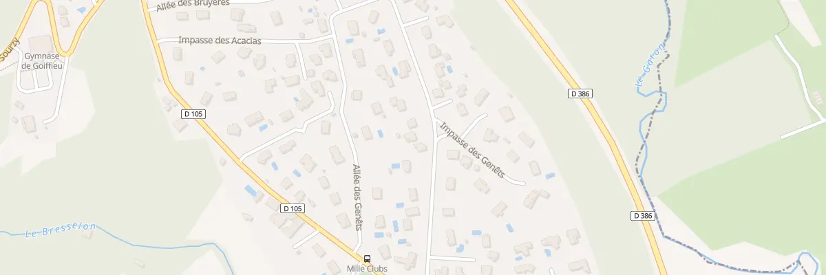 Plan du 552 All des Genêts à Montagny