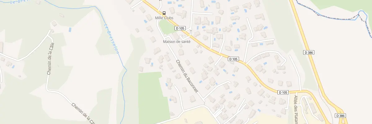 Plan du 161 Che de Baconnet à Montagny