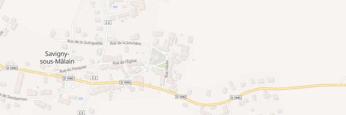 Plan du 16B Rue Haute à Savigny-sous-Mâlain