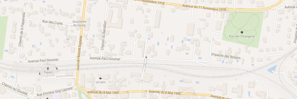 Plan du 22 Rue de Belgique à Tassin-la-Demi-Lune