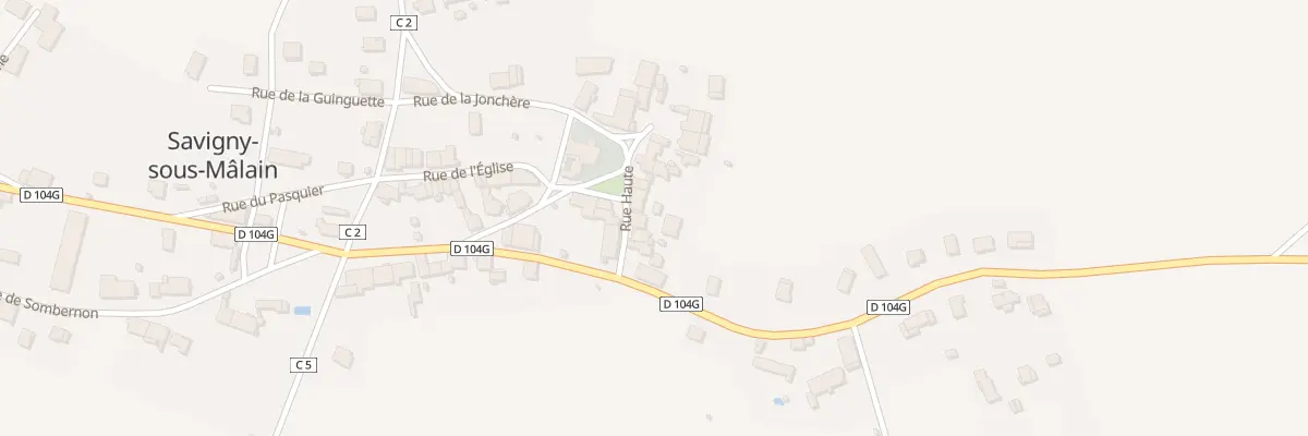 Plan du 8 Rue Haute à Savigny-sous-Mâlain