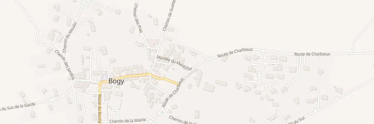 Plan du 5 Mte du Maréchal à Bogy