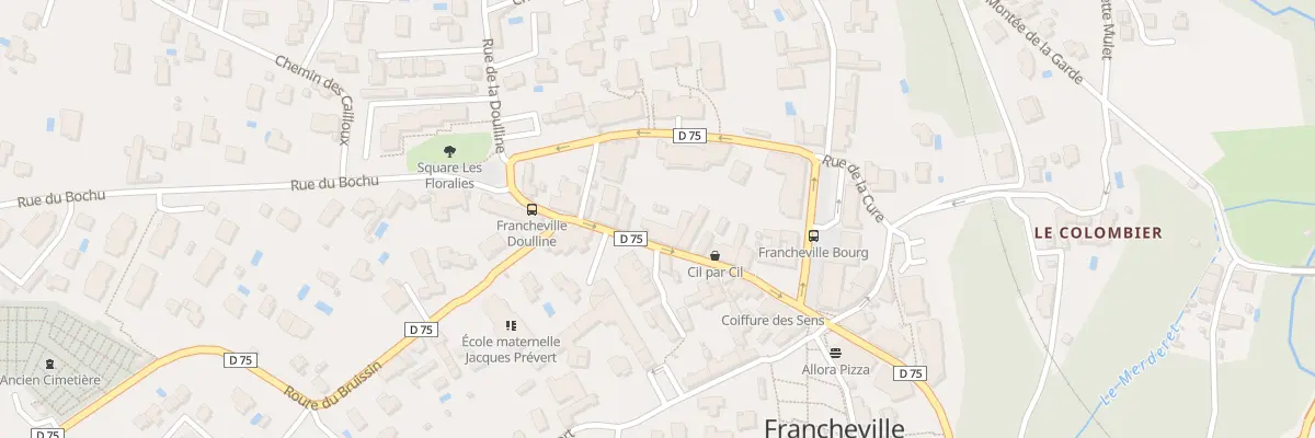 Plan du 84 Grande Rue à Francheville