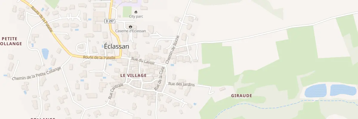 Plan du 50 Che de la Giraude à Eclassan
