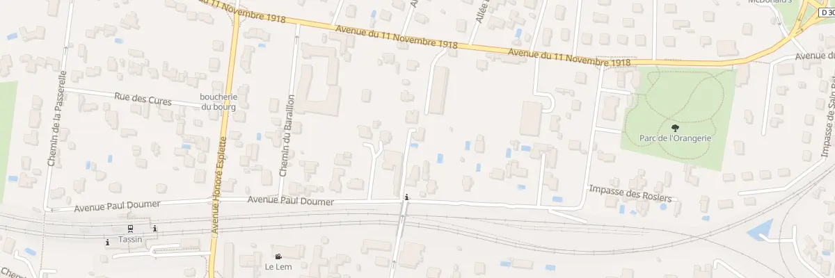 Plan du 22B Rue de Belgique à Tassin-la-Demi-Lune