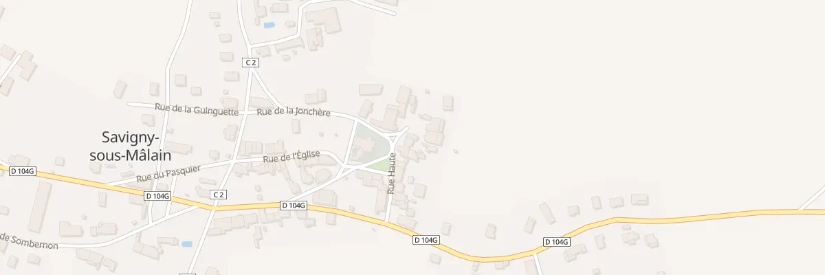 Plan du 18 Rue Haute à Savigny-sous-Mâlain