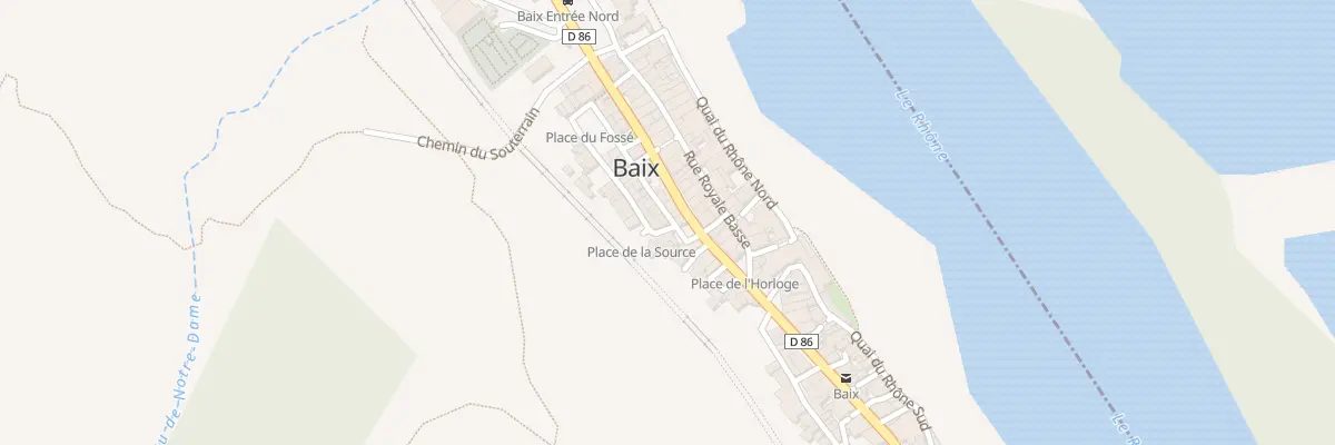 Plan du 5385 Baix à Baix
