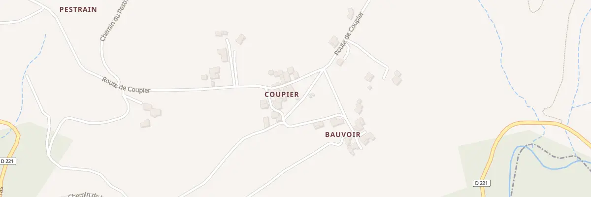 Plan du 70A Rte de Beauvoir à Ardoix