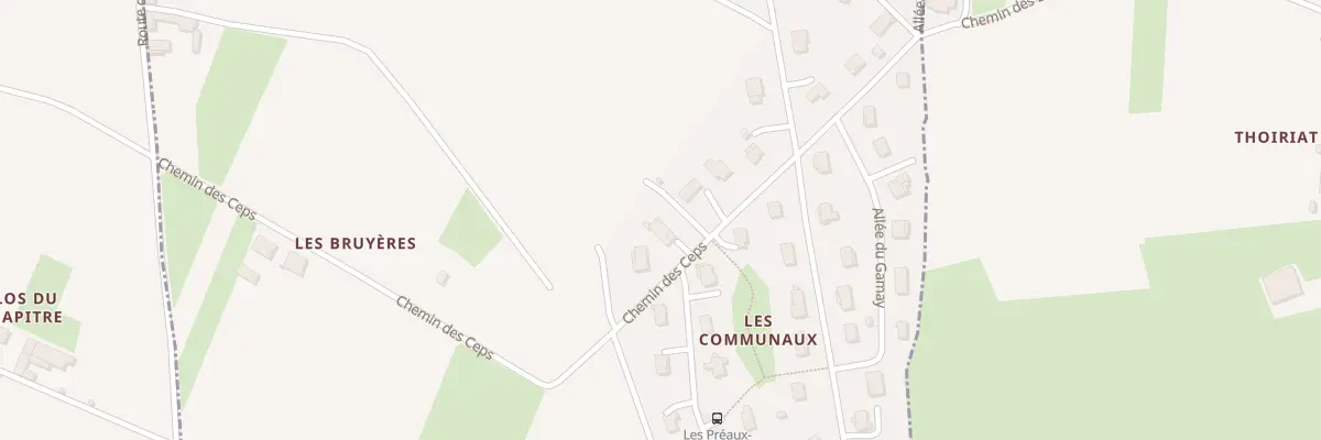 Plan du 5182 Les Communaux à Chânes