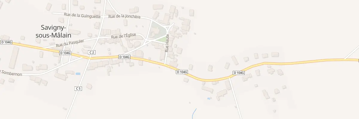 Plan du 2 Rue Haute à Savigny-sous-Mâlain