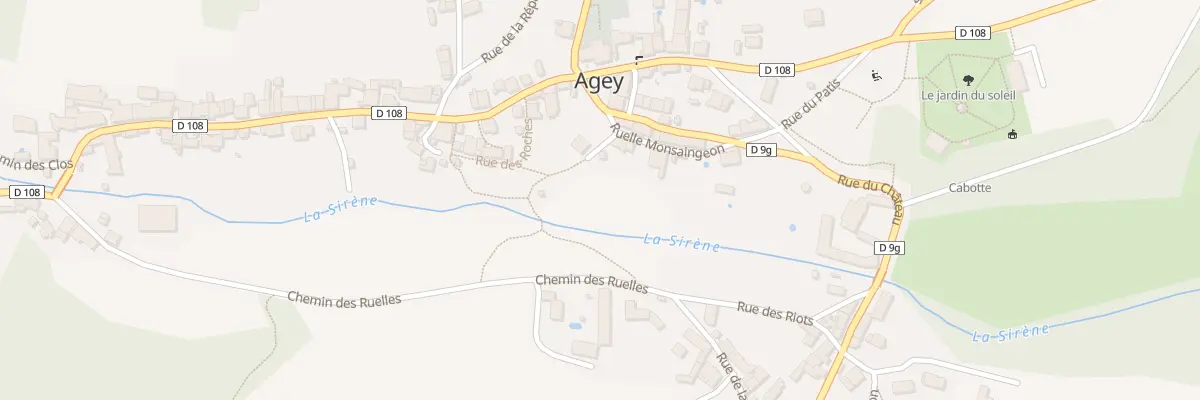 Plan du 18 Rue du Château à Agey