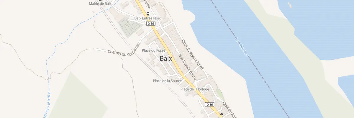 Plan du 5044 Baix à Baix
