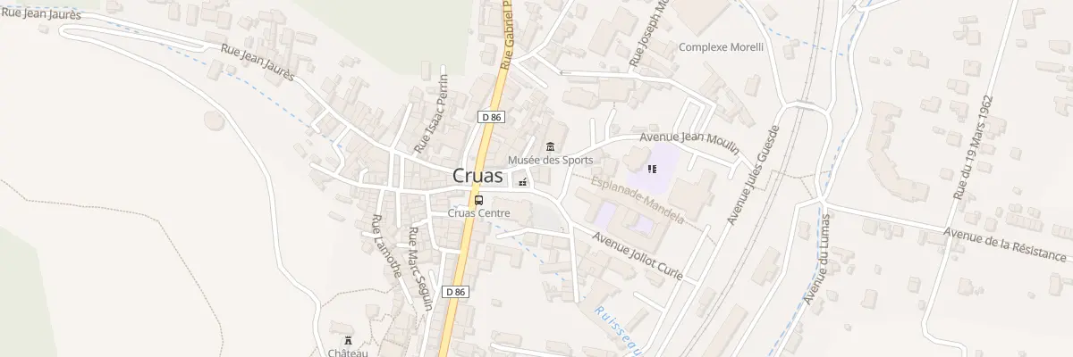 Plan du 1 Rue Mistral à Cruas