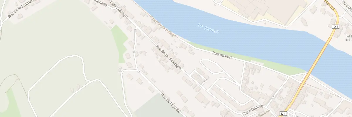 Plan du 34 Rue Roger Salengro à Bogny-sur-Meuse