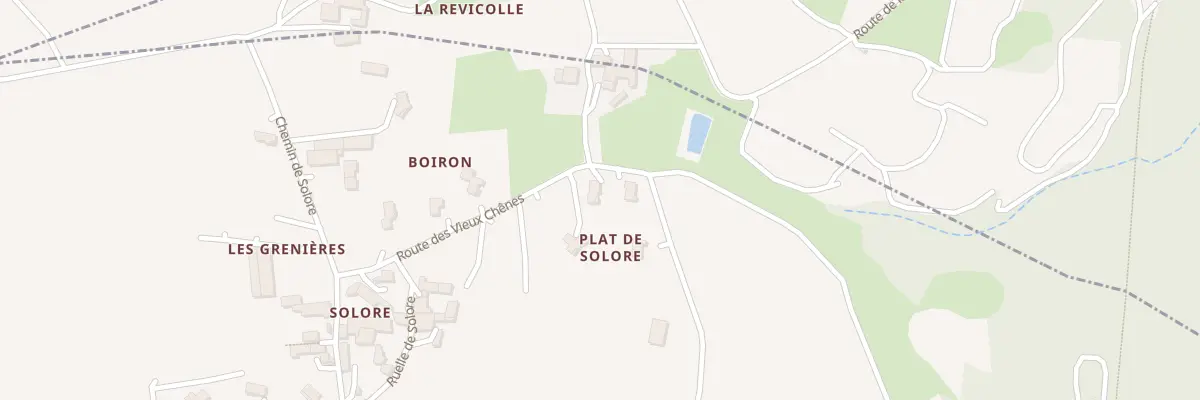 Plan du 224 Rte des Vieux Chênes à Thorrenc