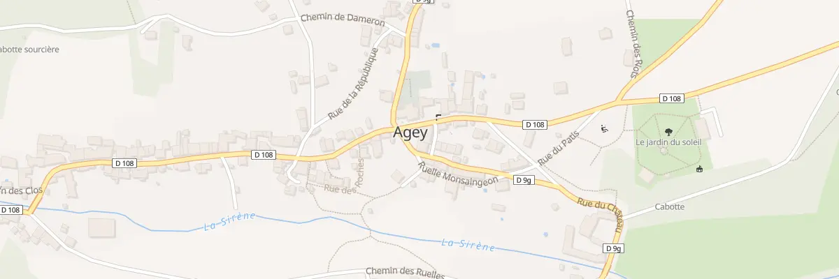 Plan du 11 Rue de la Croix de Molphey à Agey