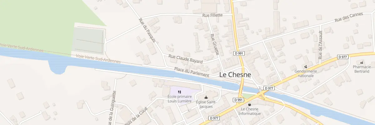 Plan du 1 Rue Claude Bayard à Bairon et ses environs