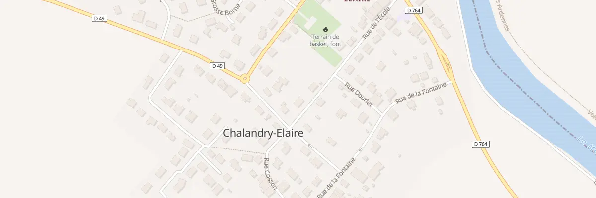 Plan du 20 Rue de l’Ecole à Chalandry-Elaire