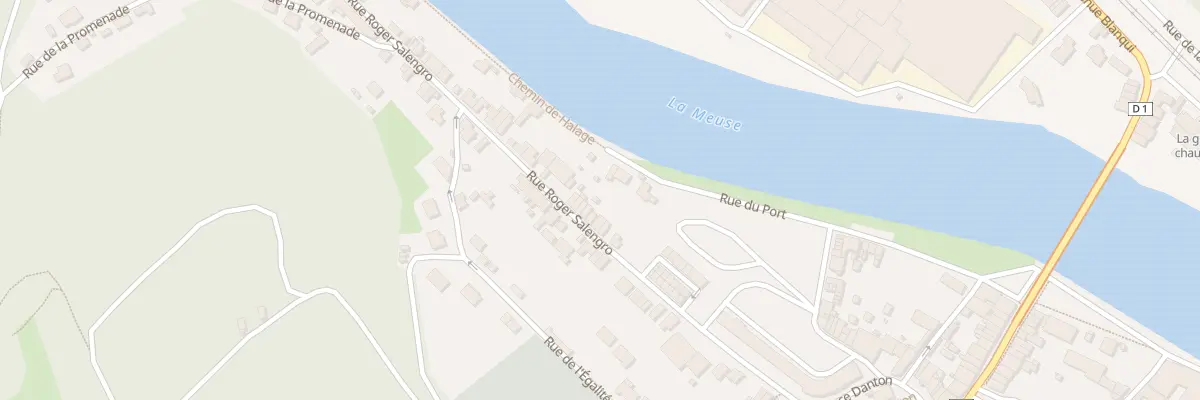 Plan du 36 Rue Roger Salengro à Bogny-sur-Meuse