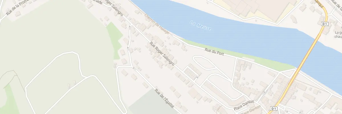 Plan du 32 Rue Roger Salengro à Bogny-sur-Meuse