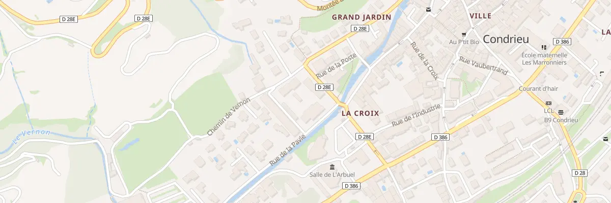 Plan du 2 Rue des Cotes du Rhone à Condrieu