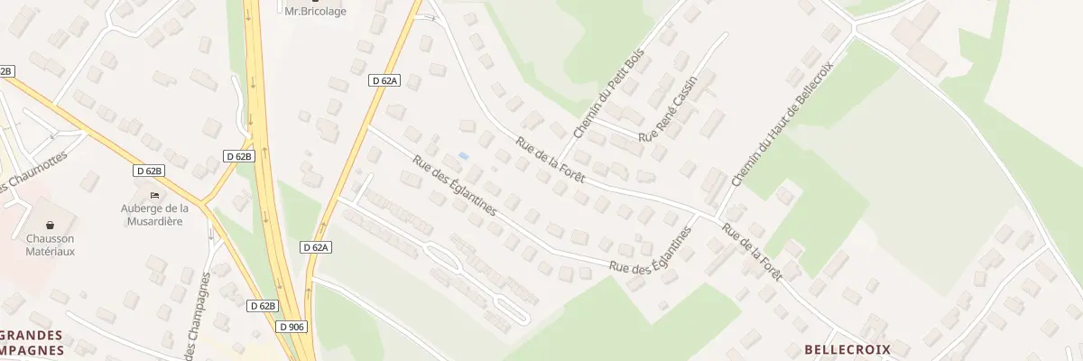 Plan du 14 Rue de la Forêt à Chagny