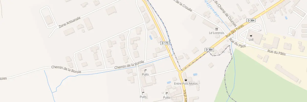 Plan du 2A Rue des Cannes à Ceffonds