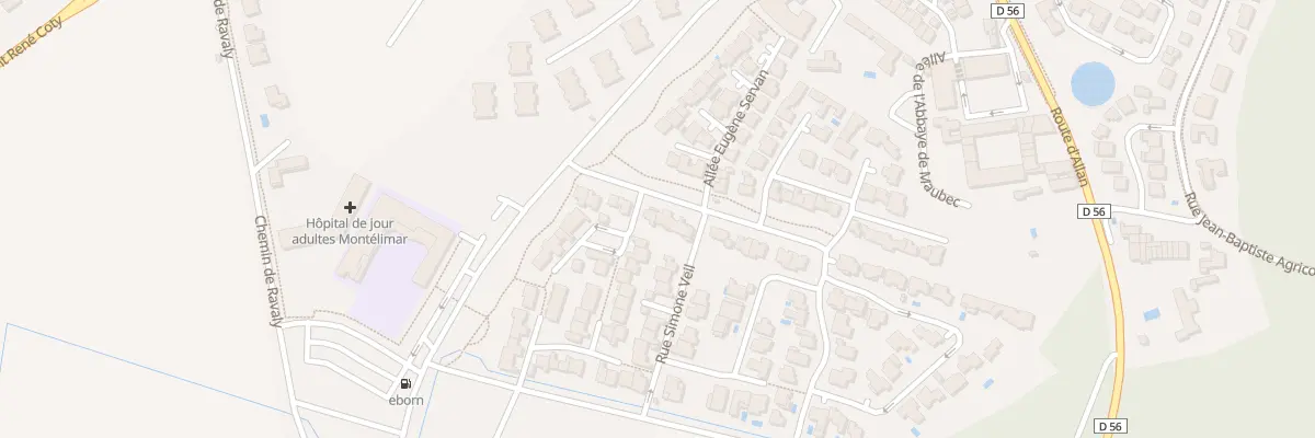 Plan du 8 Rue François Boissy d’Anglas à Montélimar