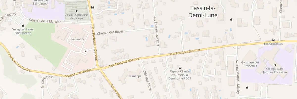 Plan du 58 Rue François Mermet à Tassin-la-Demi-Lune