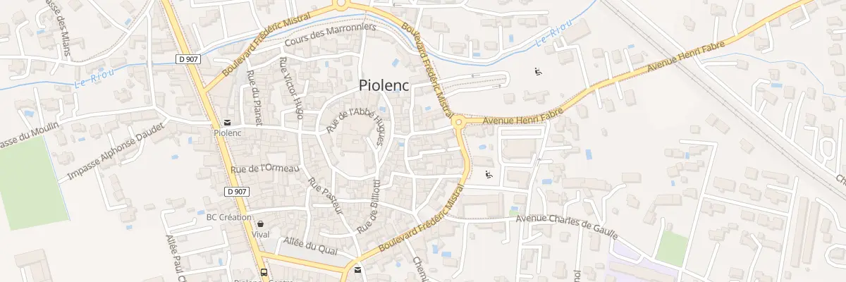 Plan du 14 Rue Porte de Rome à Piolenc