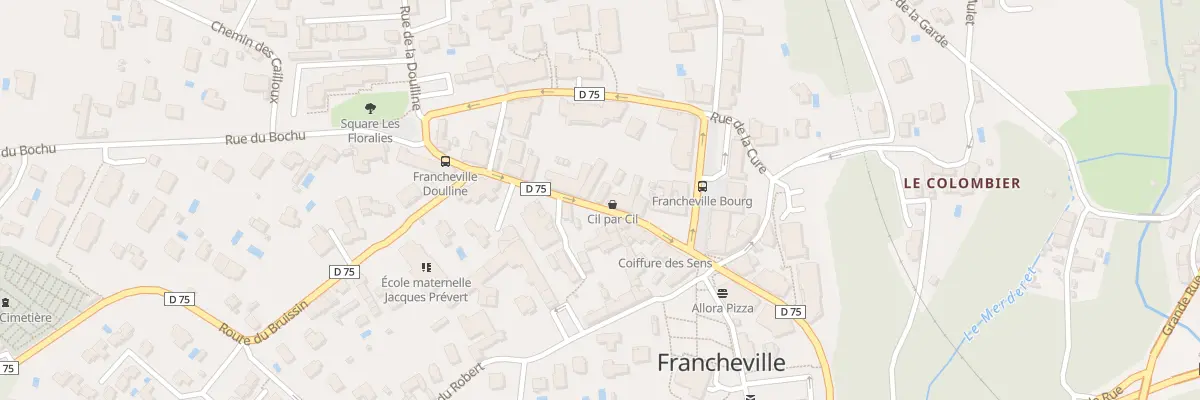 Plan du 80 Grande Rue à Francheville