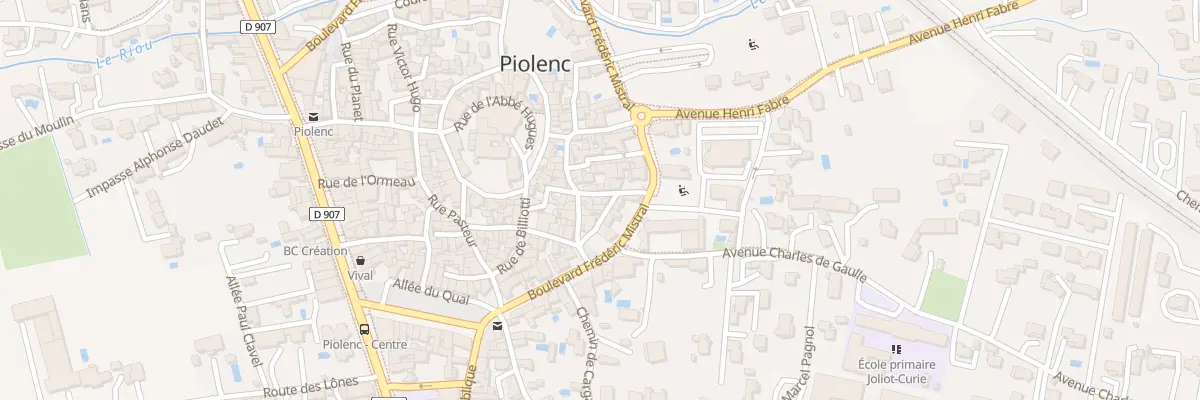 Plan du 20 Rue du Barry à Piolenc